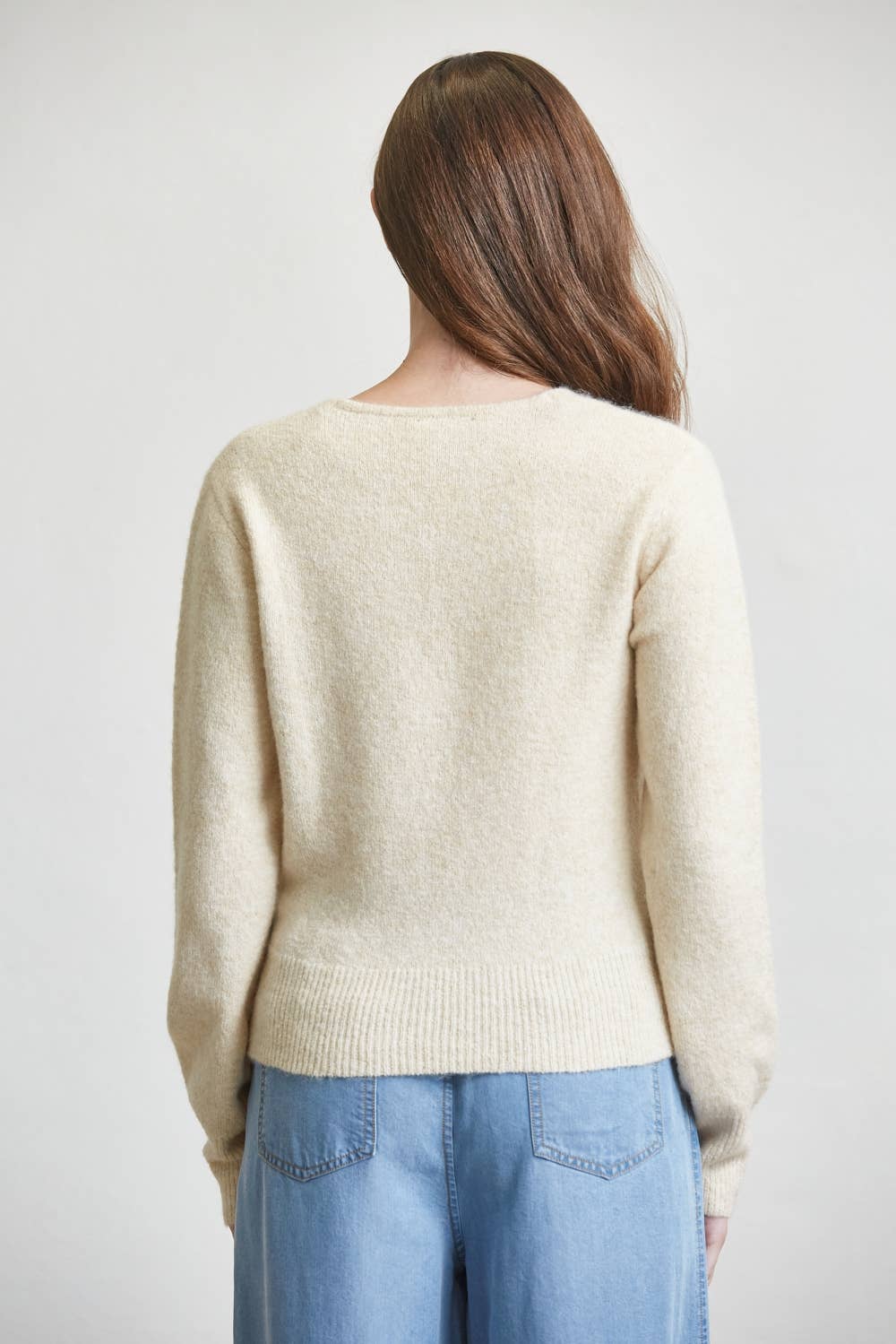 Emilia Wrap Knit Sweater