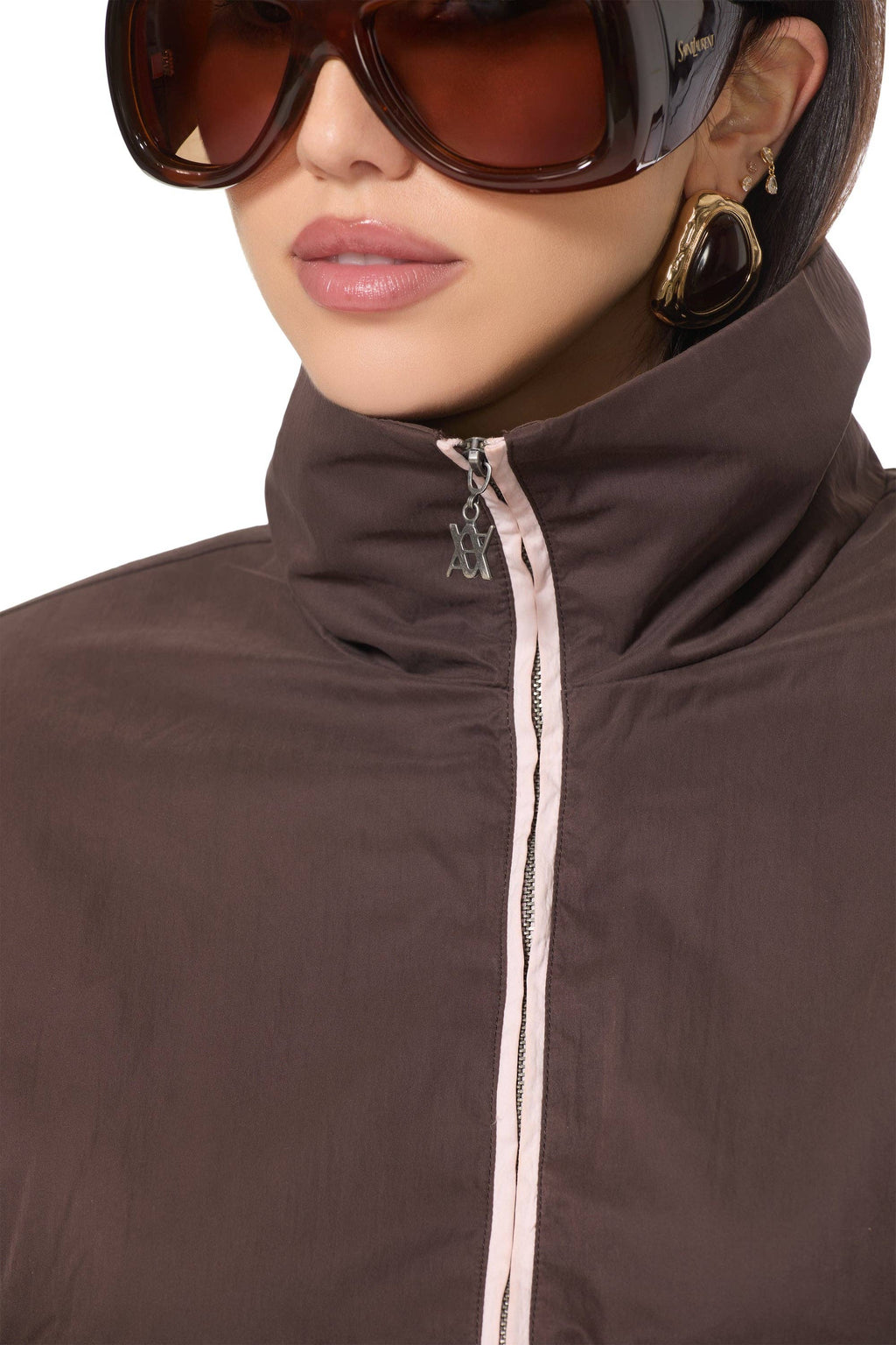 Virgo Windbreaker Jacket - Mixed Coffee Bean