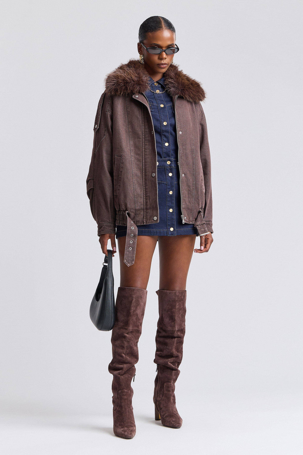 Dakota Faux Fur Trim Jacket