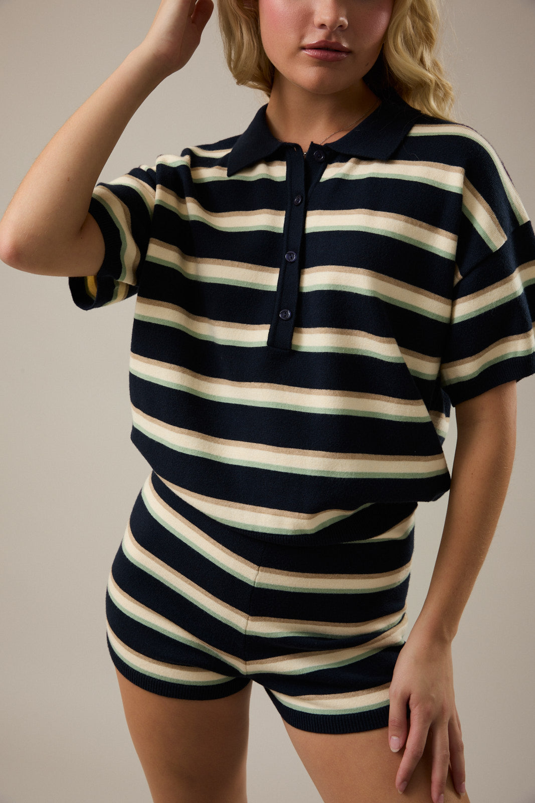 The Hannah Stripe Romper